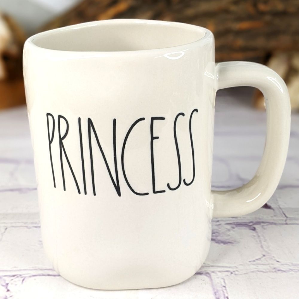 Rae Dunn PRINCESS Ceramic Mug - (See also PRINCE Mug)